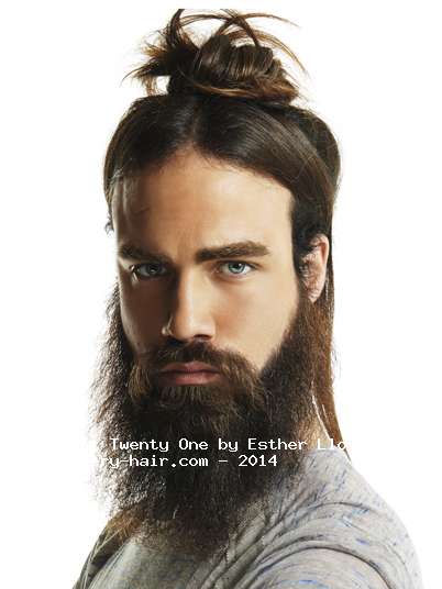 Fotos de peluquería: Hombres - Castaño - Media melena 