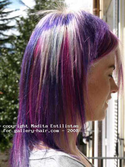 Fotos de peluquería: Desfilados - Fantasía - Largo 