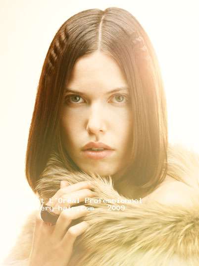 Fotos de peluquería: Alisados - Castaño - Media melena 