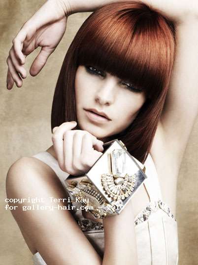 Fotos de peluquería:  - Rojizos - Media melena 