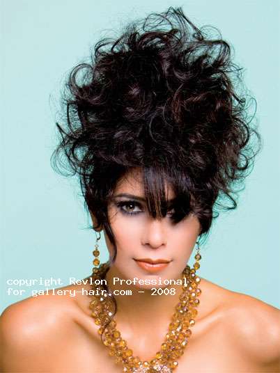 Fotos de peluquería: Rizos - Moreno - Media melena 