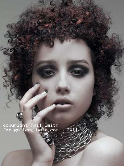 Fotos de peluquería: Rizos - Castaño - Media melena 