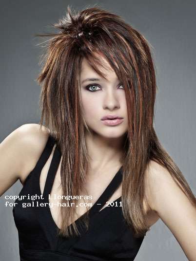 Fotos de peluquería:  - Castaño - Largo 
