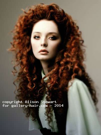 Fotos de peluquería: Rizos - Rojizos - Largo 