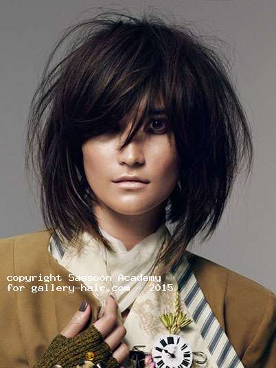 Fotos de peluquería: Desfilados - Castaño - Media melena 