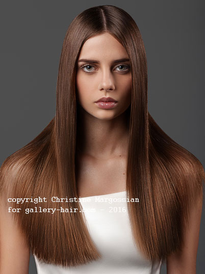 Fotos de peluquería: Alisados - Castaño - Largo 