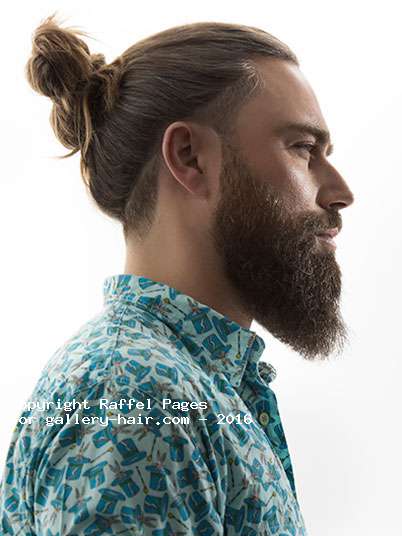 Fotos de peluquería: Hombres - Rubio - Media melena 