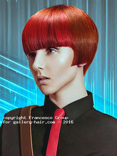 Fotos de peluquería: Bob - Rojizos - Corto 