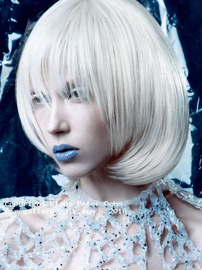 Fotos de peluquería: Bob - Blanco - Media melena