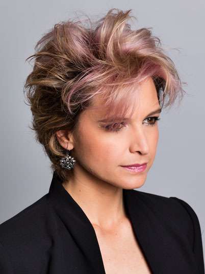 Fotos de peluquería: Desfilados - Rubio - Corto 