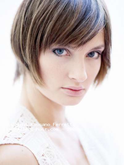 Fotos de peluquería: Bob - Castaño - Corto 