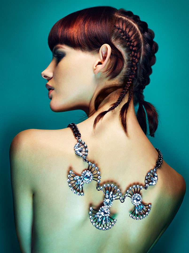 Fotos de peluquería: Asimétrico - Rojizos - Media melena 