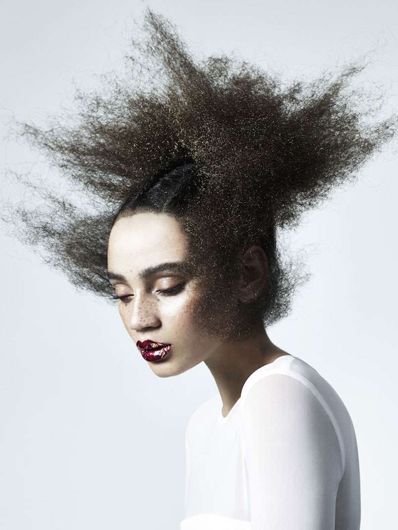 Fotos de peluquería: Afro - Moreno - Media melena 