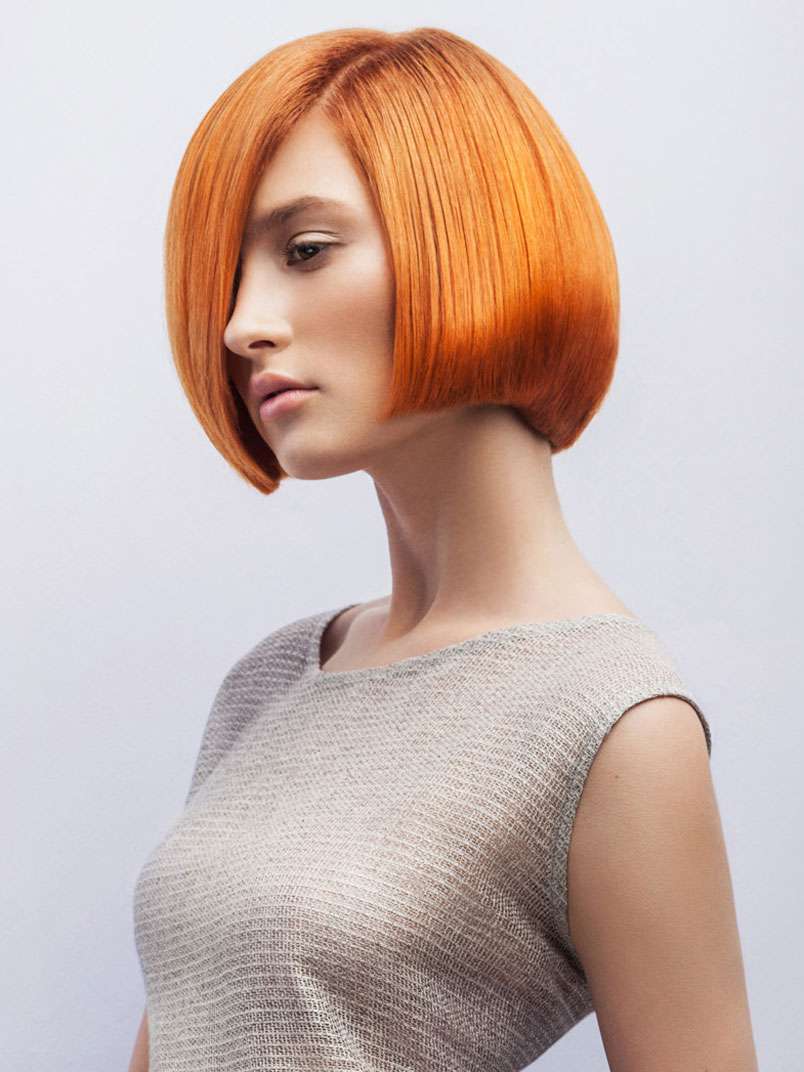 Fotos de peluquería: Bob - Rojizos - Media melena 