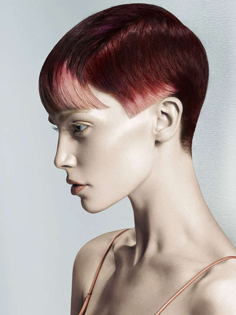 Fotos de peluquería: Asimétrico - Rojizos - Corto 