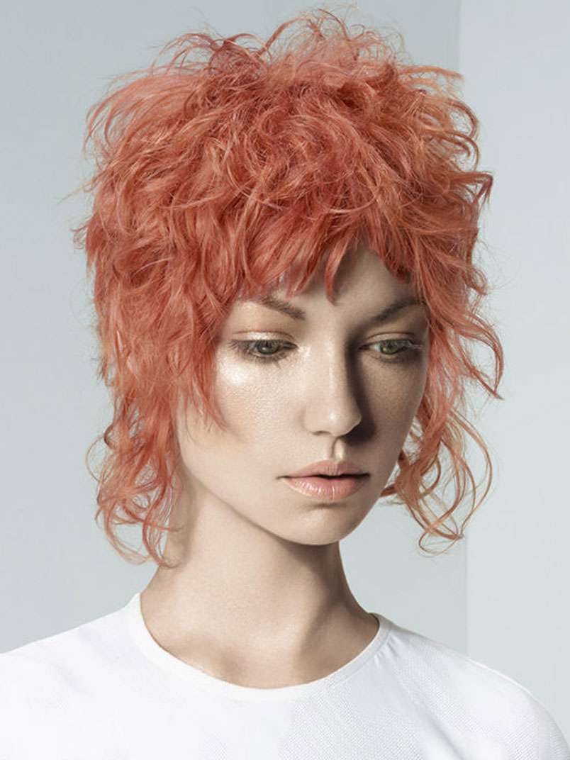 Fotos de peluquería: Rizos - Rojizos - Media melena 