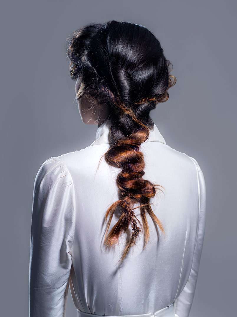 Fotos de peluquería: Recogidos - Castaño - Largo 