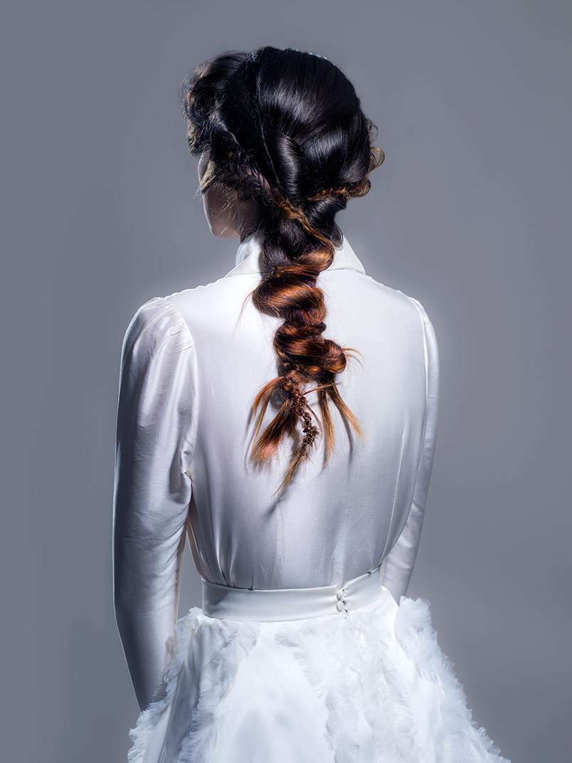 Fotos de peluquería: Recogidos - Castaño - Largo 