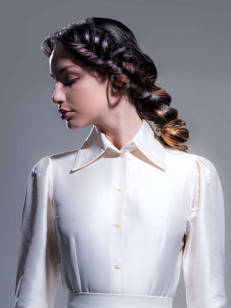 Fotos de peluquería: Recogidos - Castaño - Largo 