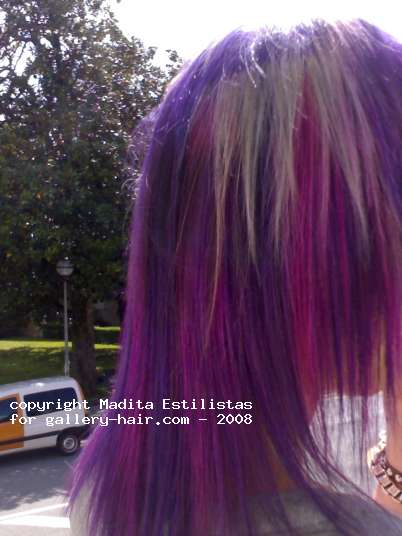 Fotos de peluquería: Desfilados - Fantasía - Largo 