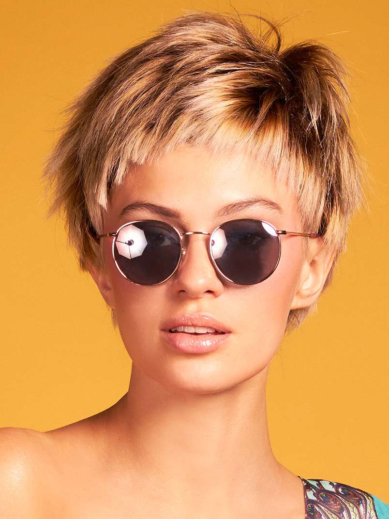 Fotos de peluquería: Desfilados - Rubio - Corto 