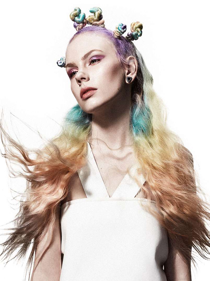 Fotos de peluquería:  - Fantasía - Largo 