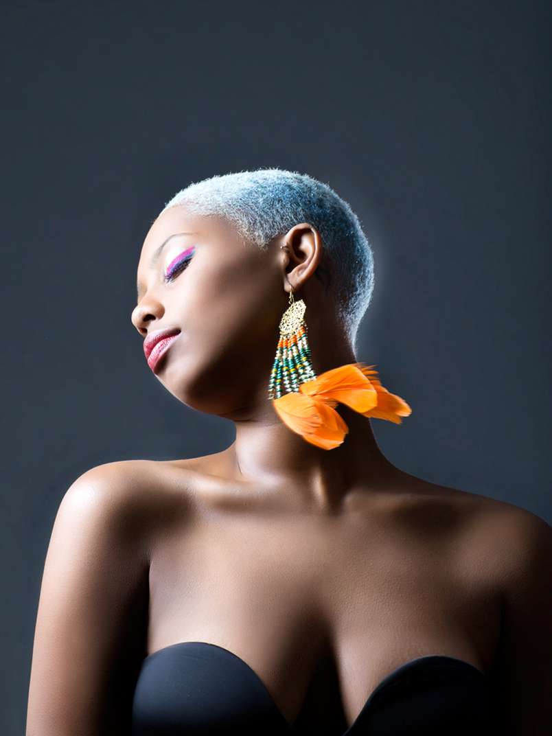 Fotos de peluquería:  - Blanco - Corto 