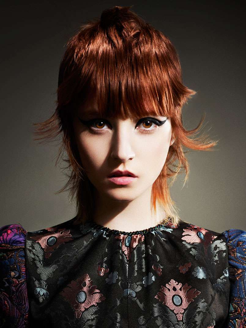 Fotos de peluquería:  - Rojizos - Media melena 