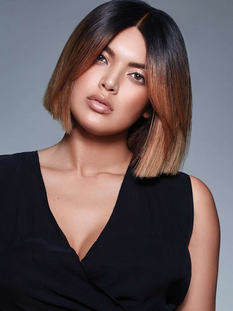 Fotos de peluquería: Alisados - Castaño - Media melena