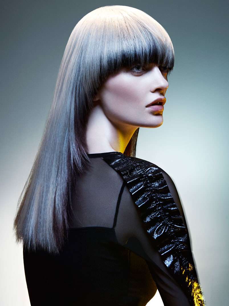 Fotos de peluquería:  - Gris - Largo 
