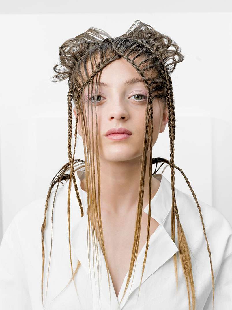 Fotos de peluquería: Recogidos - Castaño - Largo 