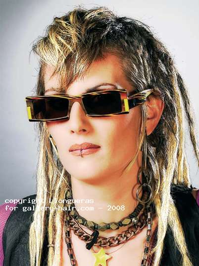 Fotos de peluquería: Afro - Rubio - Largo 