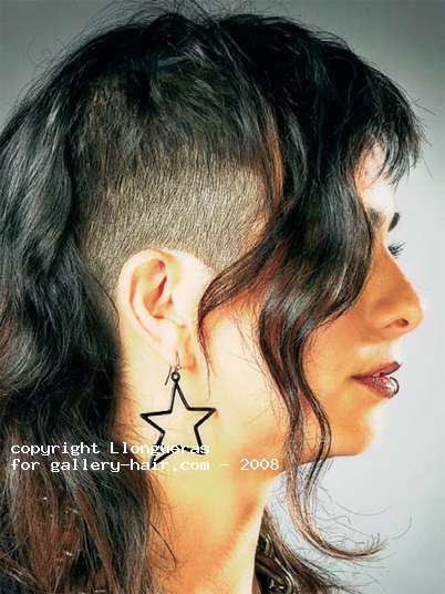 Fotos de peluquería: Asimétrico - Moreno - Largo 