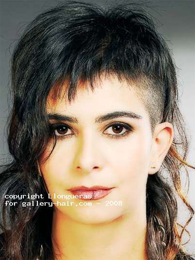 Fotos de peluquería: Asimétrico - Moreno - Largo 